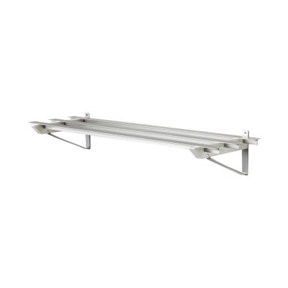 Hoigaard SR-3 skohylde, L98 cm, lakeret hvid og alu