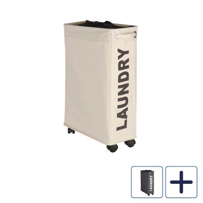 WENKO Corno vasketøjskurv med hjul