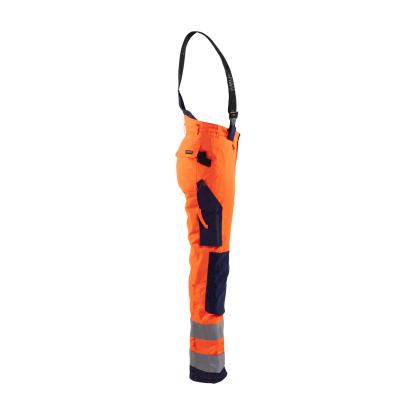 Blåkläder 7885 dame high vis vinter buks, hi-vis orange/marineblå