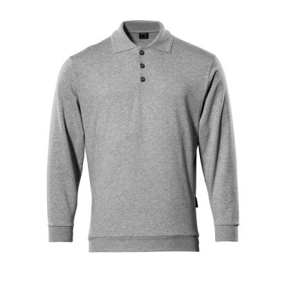 MASCOT CROSSOVER polosweatshirt, grå-meleret