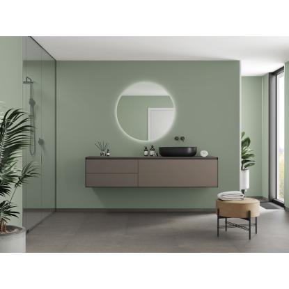 Fibo Colour vådrumspanel, 10 x 600 x 2400 mm, olivegreen extra matt