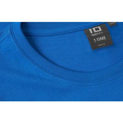 ID T-TIME® 0502 T-shirt, tight, azur