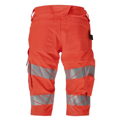 MASCOT ACCELERATE SAFE arbejdsshorts, lange, hi-vis rød