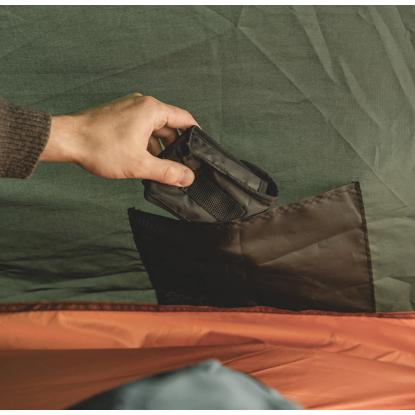 easy camp Pasvik 3 tunneltelt til 3 personer, mørkegrøn