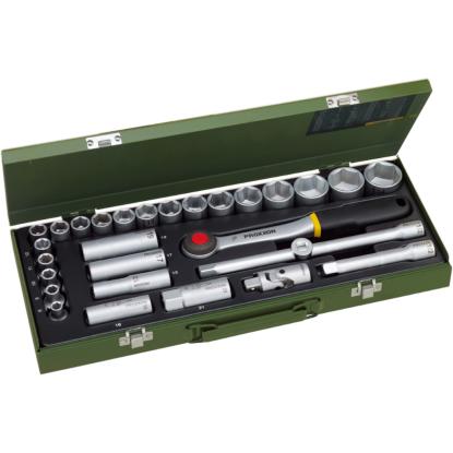 Proxxon topnøglesæt 1/2", 29 dele