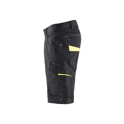 Blåkläder 1499 serviceshorts, sort/hi-vis gul