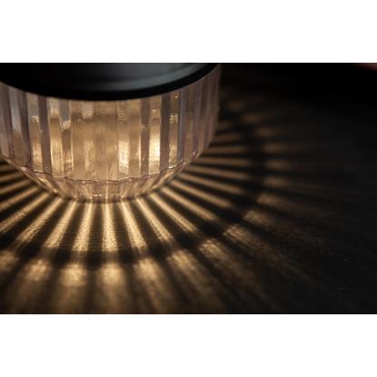 LUTEC DIVA LED batterilampe med solceller, Ø11 cm, IP44, sort - 2 stk.