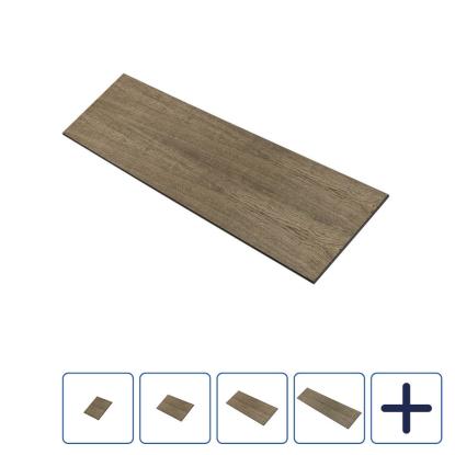 I-Wood UniPanel vægbeklædning, sort olieret, sort kerne, egefiner, 17 x 580 mm