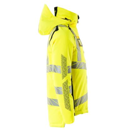 MASCOT ACCELERATE SAFE vinterjakke, hi-vis gul/mørk marine