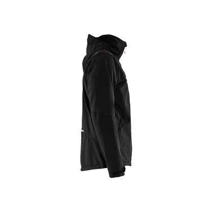 Blåkläder 4749 softshell jakke, sort/rød