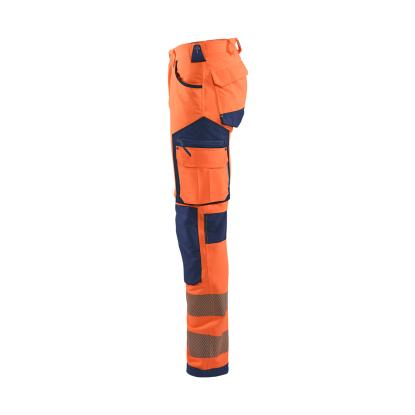 Blåkläder 1197 high vis buks 4-vejs stretch, hi-vis orange/marineblå