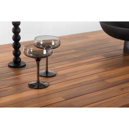 Venture Design Bois havebord, sort/natur, 75 x 90 x 205 cm