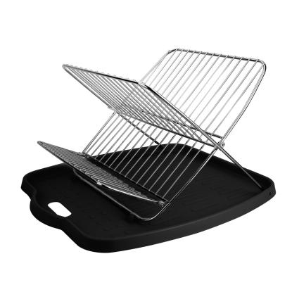 Steel-Function foldbart opvaskestativ, stål/plastik, sort
