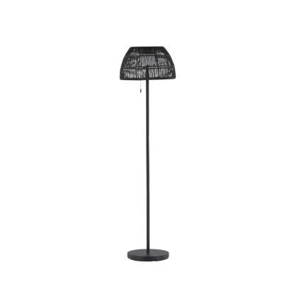 Venture Design Mabis gulvlampe med solceller, plastik, sort, 150 cm