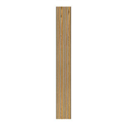 I-Wood Medio+ Mixed akustikpanel, brun olieret, grå filt og sort kerne, egefiner, 17 x 300 mm