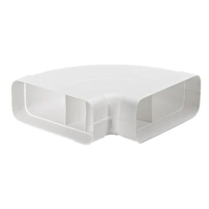 JG Nordic bøjning horisontal, flad, 90°, 89 x 222 mm