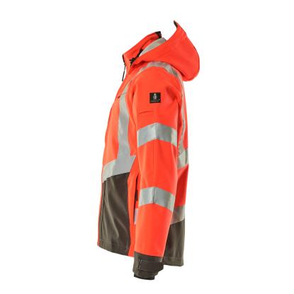 MASCOT SAFE SUPREME Blackpool softshell jakke, hi-vis rød/mørk antracit