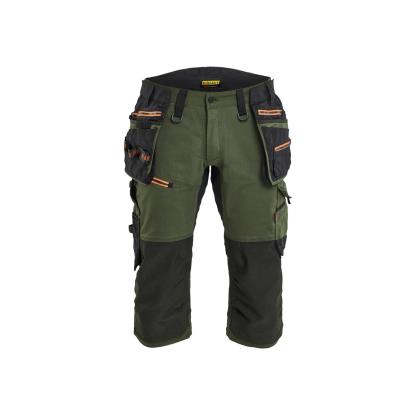 Blåkläder 1977 striker håndværkerknickers med stretch, skovgrøn/rust