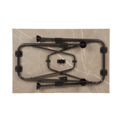 Travellife Mirano bord, marblelook, taupe