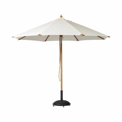Cinas Pomino parasol, gråhvid, olefin, Ø3,3 meter
