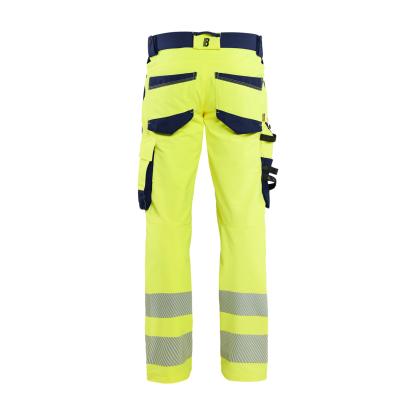 Blåkläder 1124 high vis buks 4-vejs stretch, hi-vis gul/marineblå