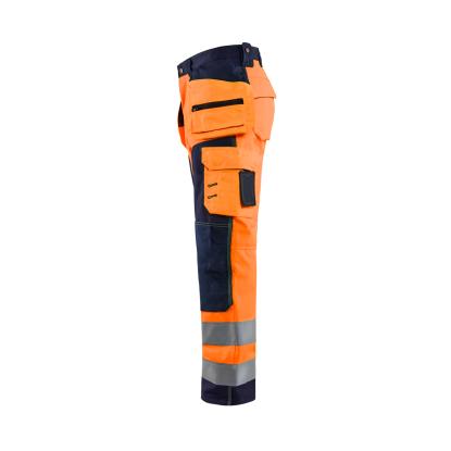 Blåkläder 1567 high vis softshell buks, hi-vis orange/marineblå