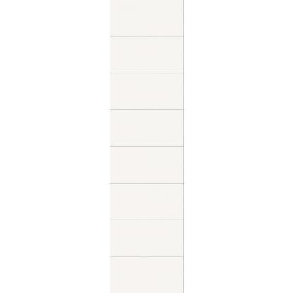 Fibo Colour vådrumspanel med 60 x 30 cm fliselook, 10 x 600 x 2400 mm, denver white high gloss
