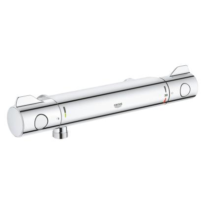 GROHE Grohtherm 800 brusearmatur uden rosetter, 1/2" afgang, krom
