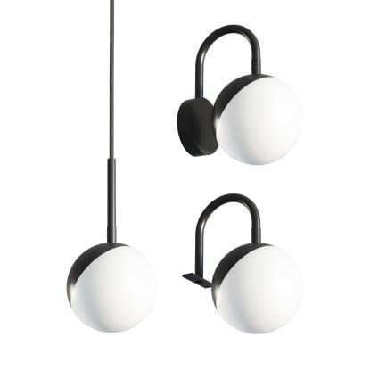 Scanbad Bright LED lampe (3-i-1), Ø12 cm, mat sort