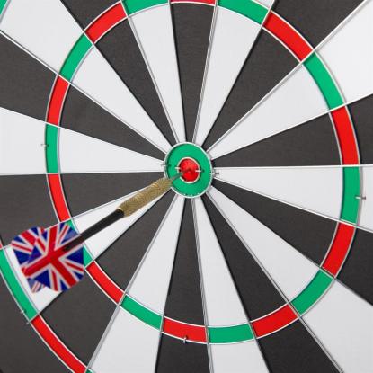 Stanlord dartskab med 6 pile, sort
