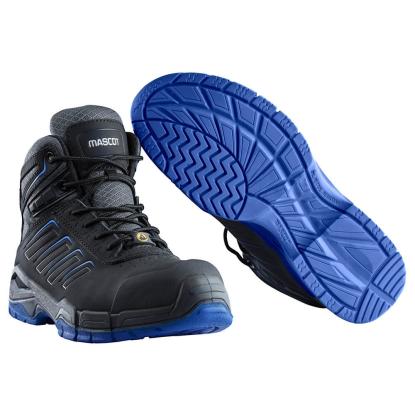 MASCOT FOOTWEAR FIT Trivor sikkerhedsstøvle, sort/kobolt