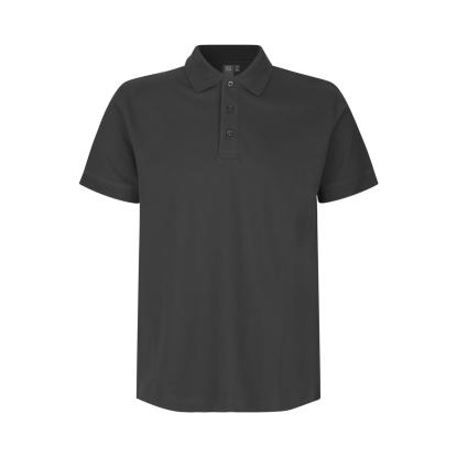 ID 0525 poloshirt med stretch, koks grå