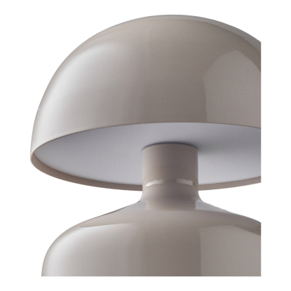 Aulla LED bordlampe, genopladelig, H13,5 cm, grå