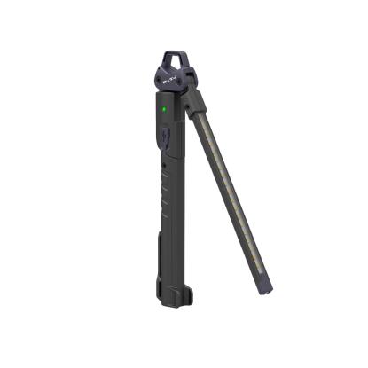 BATO Pro Slim foldbar arbejdslampe med magneter og krog, genopladelig, 5W, 120-600 lumen