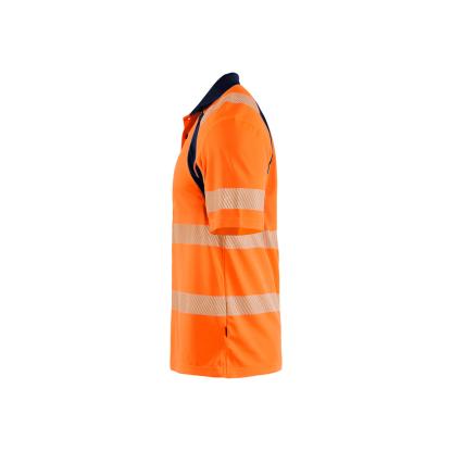 Blåkläder 3595 high vis poloshirt, hi-vis orange/marineblå