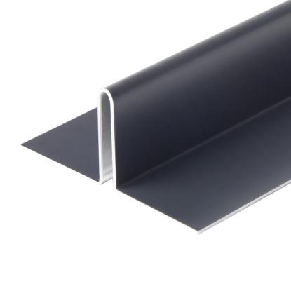 Facadeprofil, T-samleprofil, antracit - 3 meter