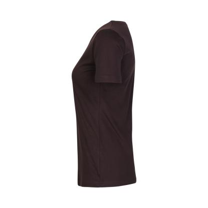ID 0508 Interlock T-shirt, dame, mørk bordeaux