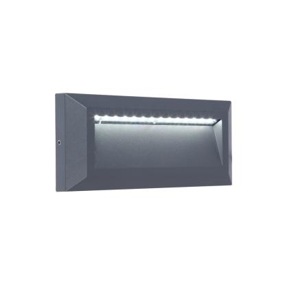 LUTEC HELENA udendørs LED væglampe, down, B23 cm, IP54, 4000K, mørk grå