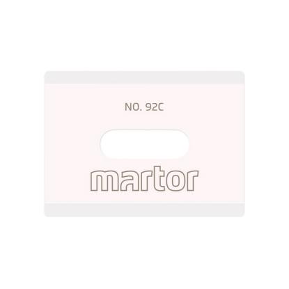 Martor keramisk blad no. 92C til Secunorm/Secupro knive, 26 x 18,5 x 0,5 mm - 2 stk.