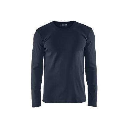 Blåkläder 3314 t-shirt lang ærme, mørk marineblå