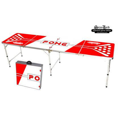 Stanlord foldbart beer pong-bord inkl. 24 kopper og bolde