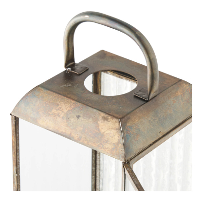 Herslev lanterne, antik messing look, H60 cm