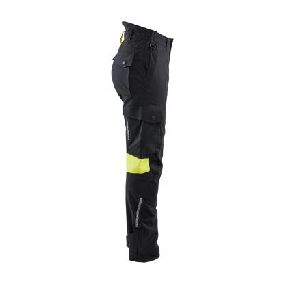 Blåkläder 7107 dame buks inherent, sort/hi-vis gul