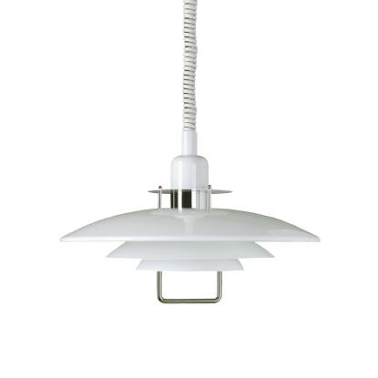 Belid Primus II pendel, Ø43 cm, E27, hvid/krom