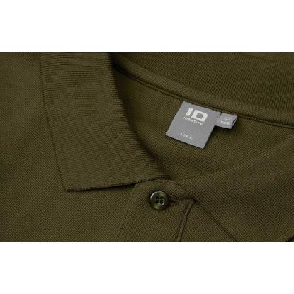 ID 0525 poloshirt med stretch, oliven