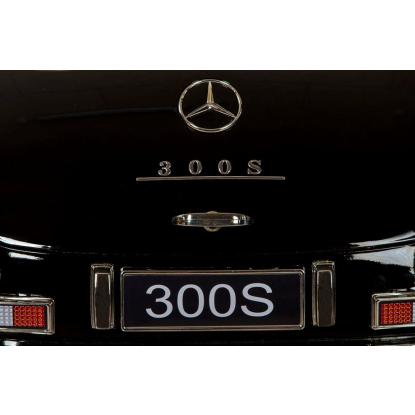 Mercedes 300S elbil, 2 x 12V, sort