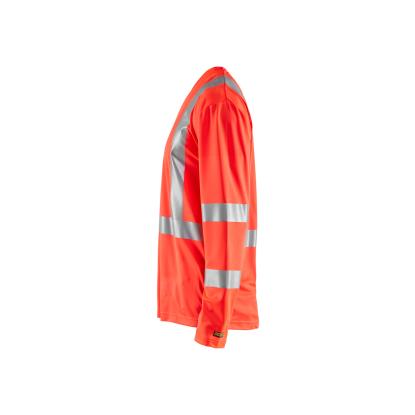 Blåkläder 3383 high vis UV t-shirt lang ærme, hi-vis rød