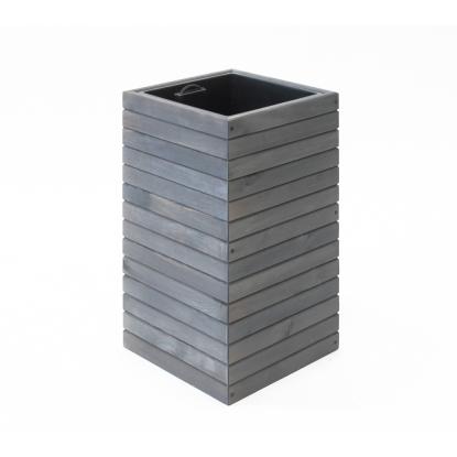 Westmann Mono blomsterkasse, fyrretræ, grå, 56 x 33 x 33 cm