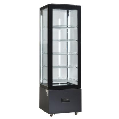 Scandomestic DC402BB displaykøleskab, 250 liter