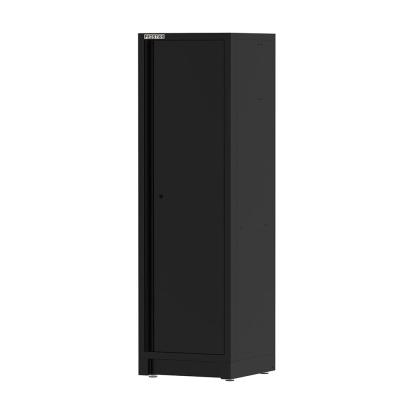 Feistos SOLO Blackline værkstedsskab med enkeltdør, stål, sort, 200 x 60 x 61 cm